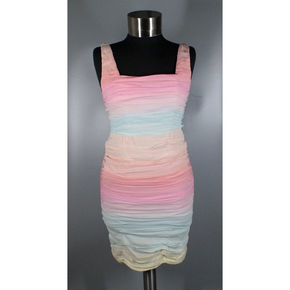 NEW! ALICE + OLIVIA OMBRE DRESS! - Picture 2 of 9